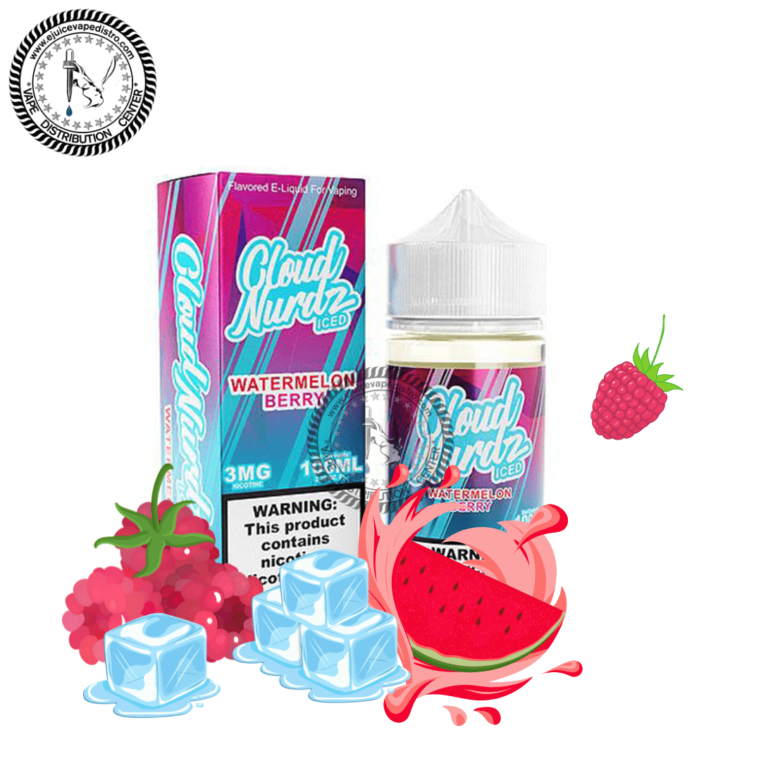 Iced Watermelon Berry by Cloud Nurdz 100ML E-Liquid