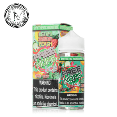 Icy Tart Green Apple Strawberry Peach by Free Noms 120ML E-Liquid