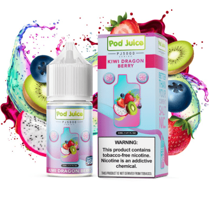 Kiwi Dragon Berry By Pod Juice Salt 30ML E-Liquid