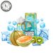 Kiwi Melon Iced by Cloud Nurdz 100ML E-Liquid