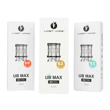 Lost Vape UB Max Replacement Coils ( 3 Pack ) Coils
