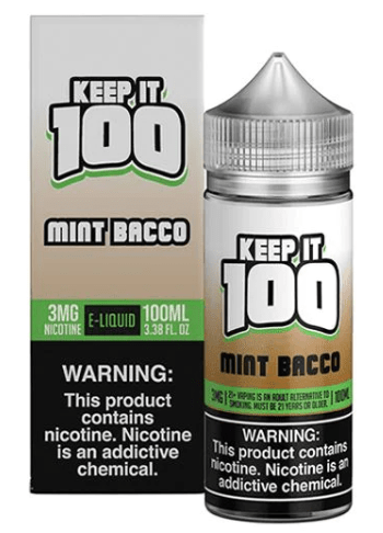 Mint Bacco by Keep It 100 100ML E-Liquid