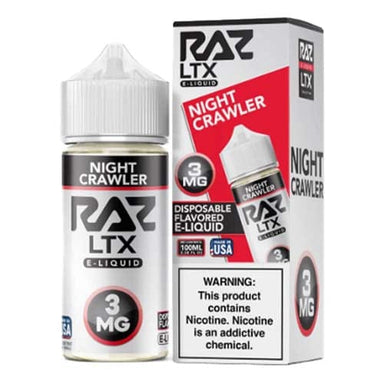 Night Crawler By Pod Juice x RAZ LTX 100ML E-Liquid