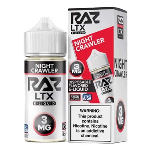 Night Crawler By Pod Juice x RAZ LTX 100ML E-Liquid