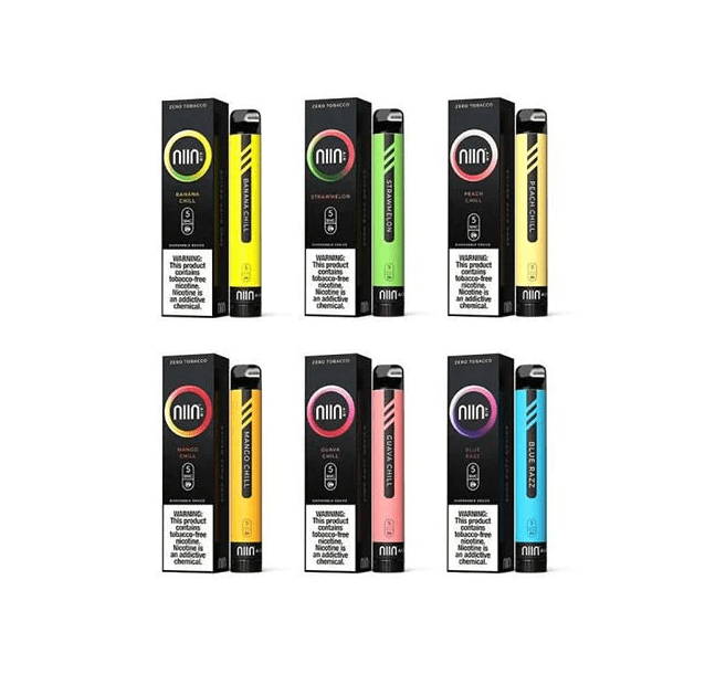 NIIN AIR 2000 Puffs By Juice Head TFN Disposable Vape (10 PACK) DISPOSABLE