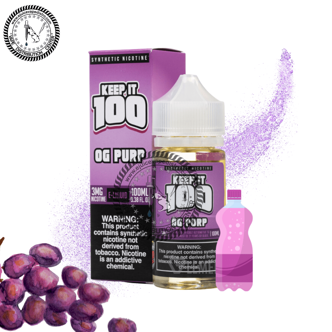 OG PURP by Keep It 100 TFN 100ML E-Liquid