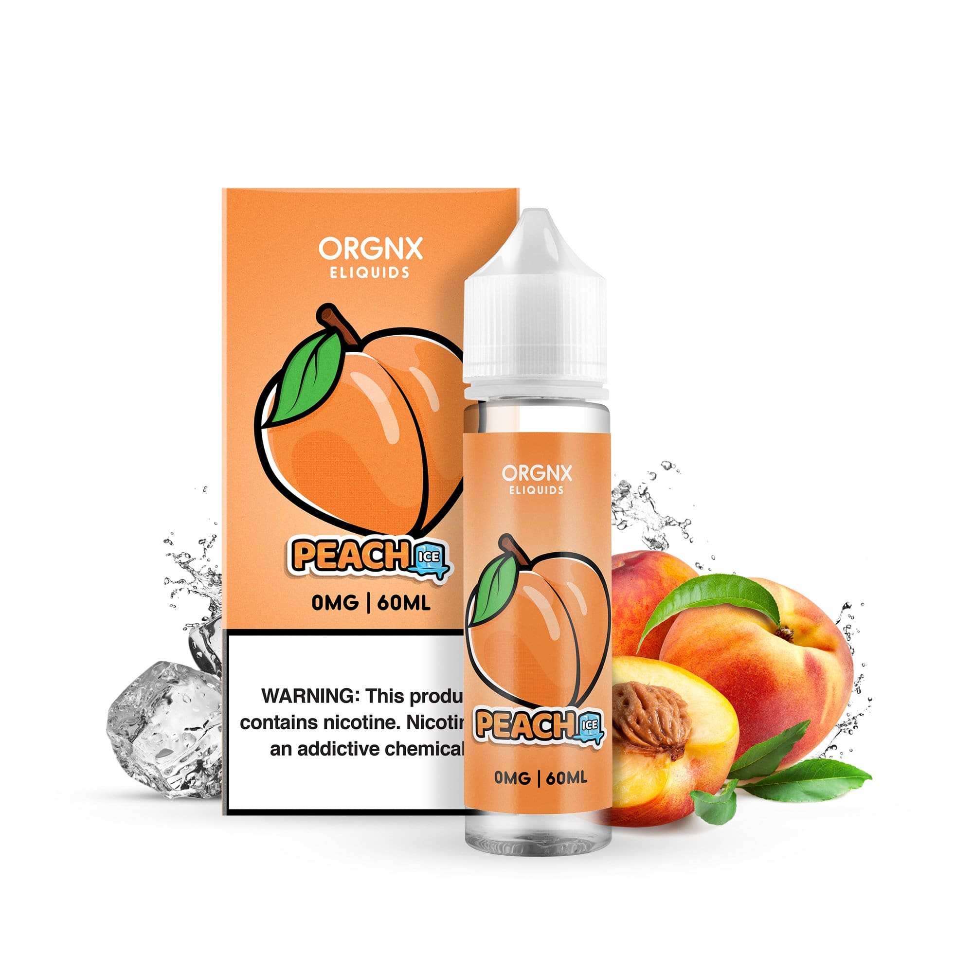 Peach Ice by ORGNX E-Liquids 60ML E-Liquid