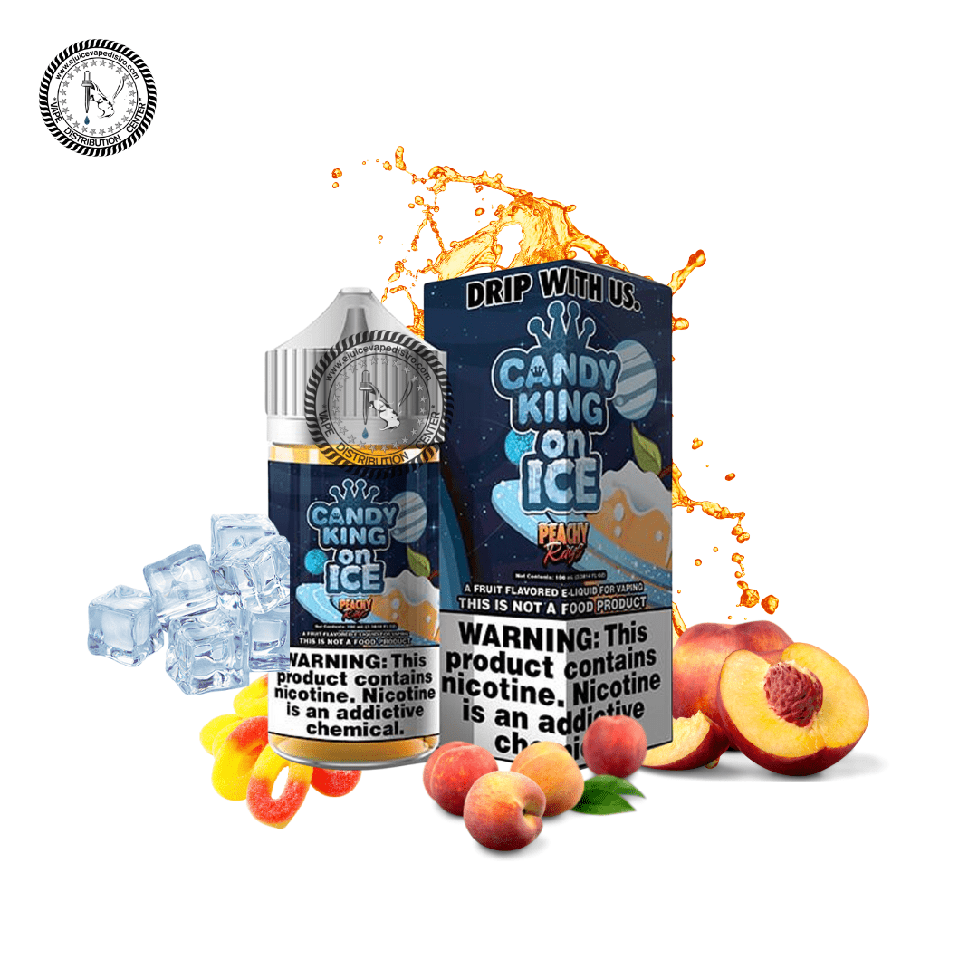 Peachy Rings On Ice by Candy King 100ML E-Liquid
