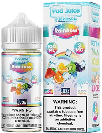 Freeze Eliquid 100ml Rainbow | Pod Juice – VALM