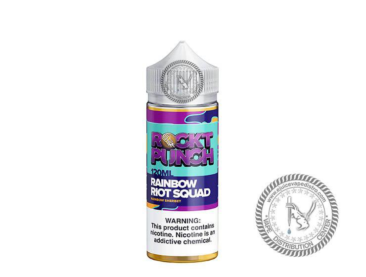 Rainbow Riot Squad by Rockt Punch 120ML EJV Distro Rainbow Riot Squad by Rockt Punch 120ML EJV Distro