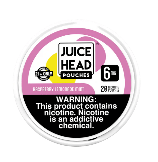 Raspberry Lemonade Mint By Juice Head Pouches (20 Pouches) Nicotine Pouches