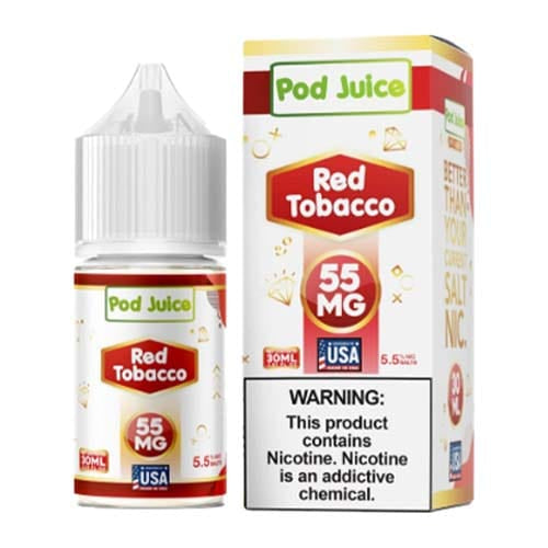 Red Tobacco by Pod Juice Salt 30ML E-Liquid
