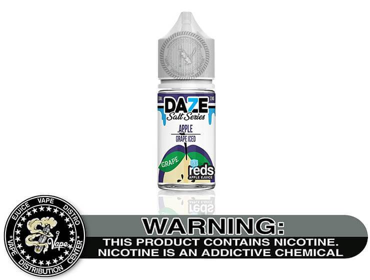 Reds Apple Grape Iced by 7 Daze Salt Series 30ML EJV Distro Reds Apple Grape Iced by 7 Daze Salt Series 30ML EJV Distro