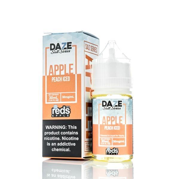 Reds Apple Peach Iced Salt by 7 Daze Salt Series 30ML E-Liquid