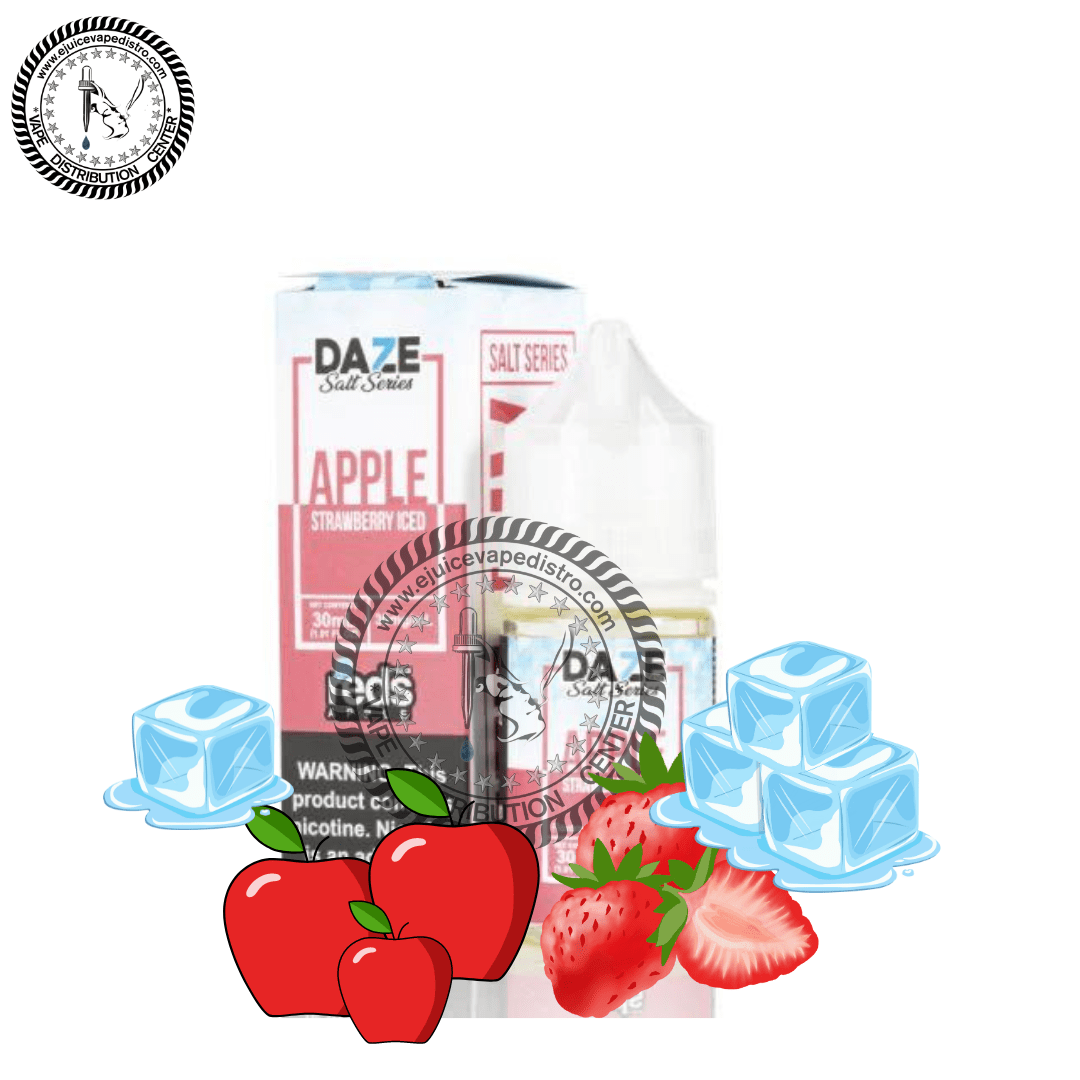 Reds Apple Strawberry Iced Salt by 7 Daze Salt Series 30ML E-Liquid