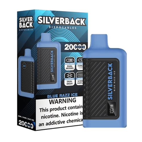 Silverback 20K Disposable Vape 20,000 Puffs DISPOSABLE