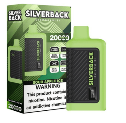 Silverback Disposables 20k Vape 5% Nicotine - 20,000 Puffs DISPOSABLE