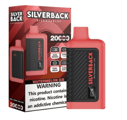 Silverback Disposables 20k Vape 5% Nicotine - 20,000 Puffs DISPOSABLE