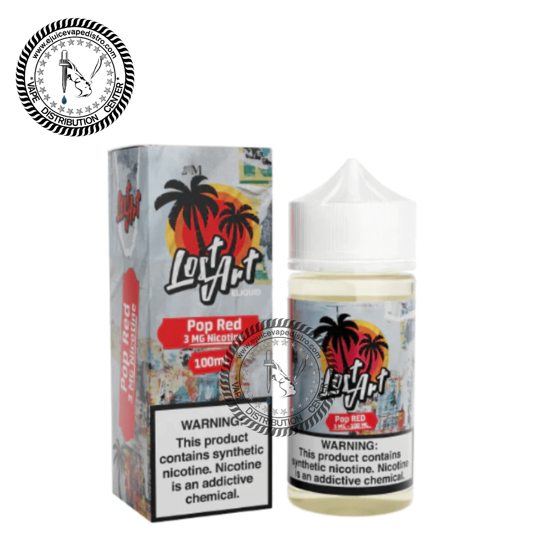 Slotter Pop Red by Lost Art Liquids 100ML EJV Distro Slotter Pop Red by Lost Art Liquids 100ML EJV Distro