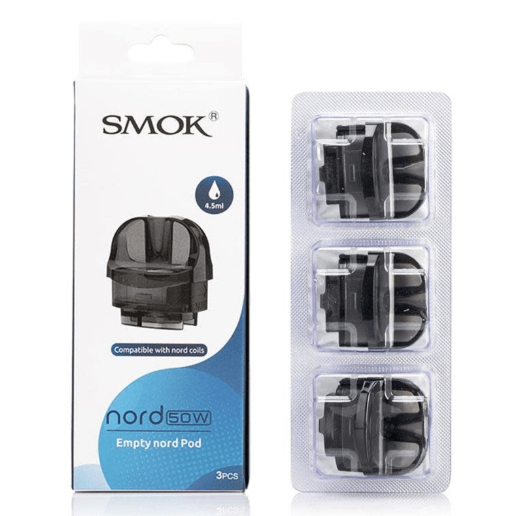 Smok NORD 50W Replacement Pods Empty (3 Pack) Pods