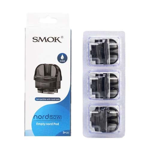 Smok NORD 50W Replacement Pods Empty (3 Pack) Replacement Pods