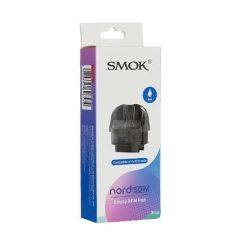 Smok NORD 50W Replacement Pods Empty (3 Pack) Replacement Pods