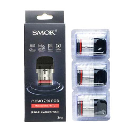 SMOK NOVO 2X Replacement Pods 2ML (3 Pack) Replacement Pods