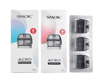 Smok  SMOK ACRO Replacement Pods (3 Pack) Coils