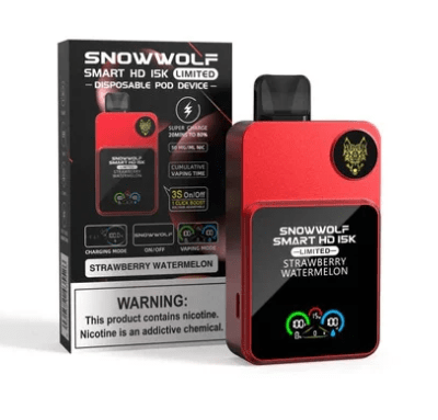 Snowwolf Smart HD 15k Disposable Vape 15000 Puffs 5% Nicotine DISPOSABLE