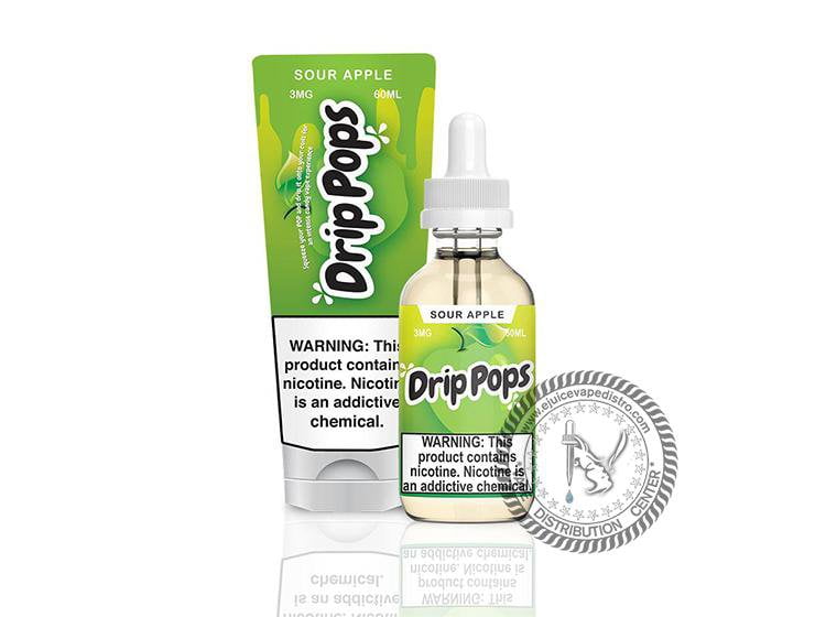Sour Apple by Drip Pops 60ML E-Liquid