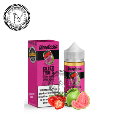 Straw - Guaw by Vapetasia Killer Fruit 100ML E-Liquid