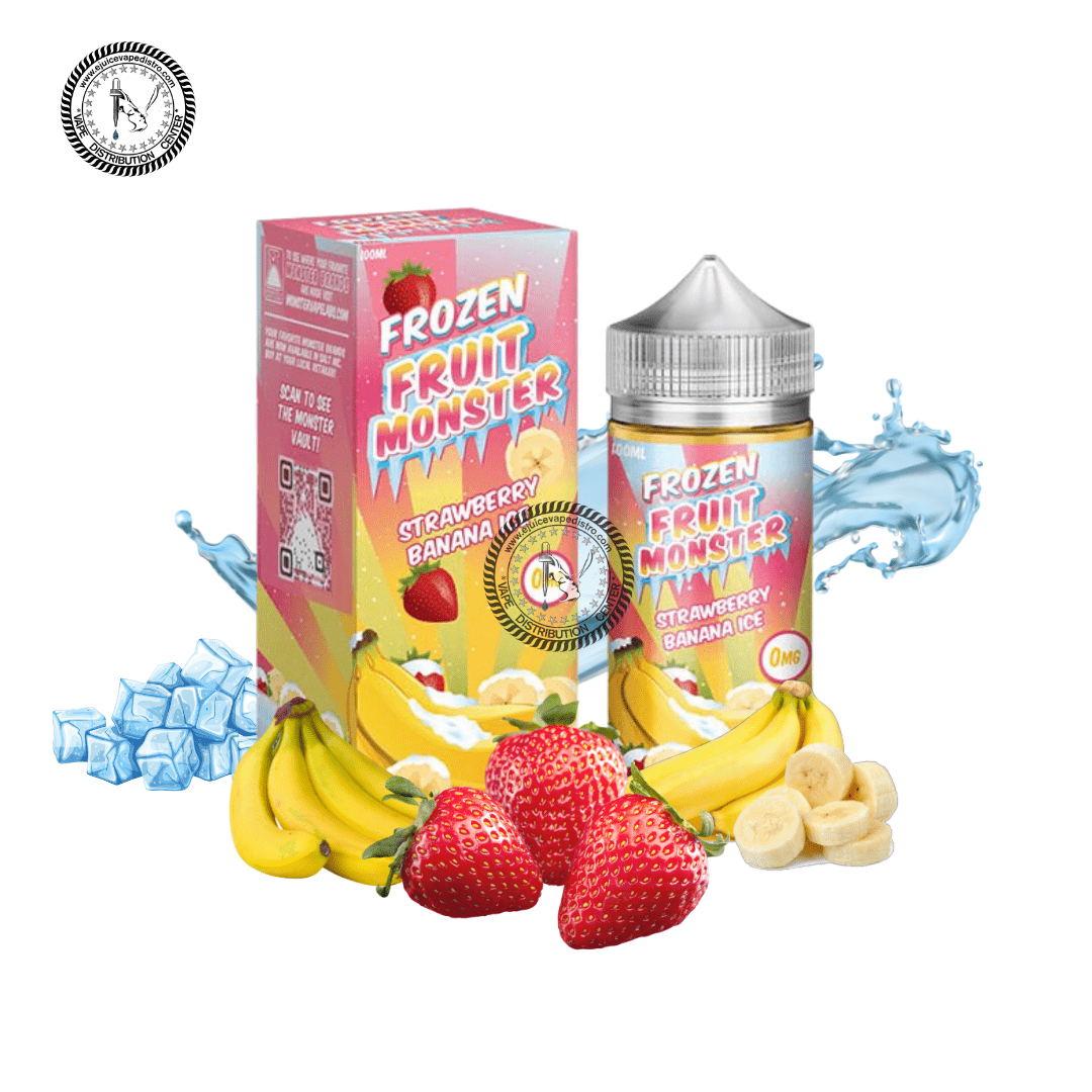 Strawberry Banana Ice Vape Juice by Frozen Fruit Monster 100ML — EJV Distro