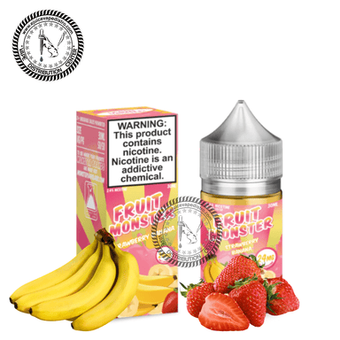 Strawberry Banana Salt by Fruit Monster Salt 30ML E-Liquid
