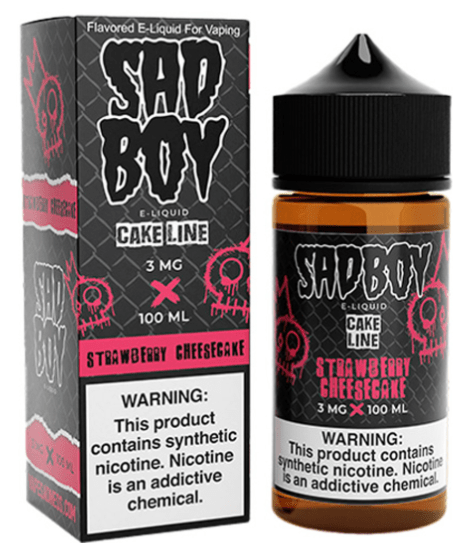 Strawberry CheeseCake by Sadboy 100ML E-Liquid