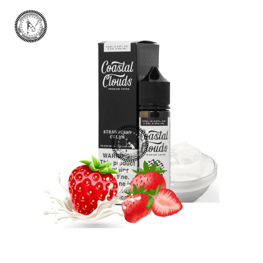 Strawberry Cream by Coastal Clouds 60ML E-Liquid E-Liquid