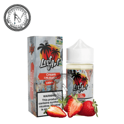 Strawberry Cream by Lost Art Liquids 100ML E-Liquid