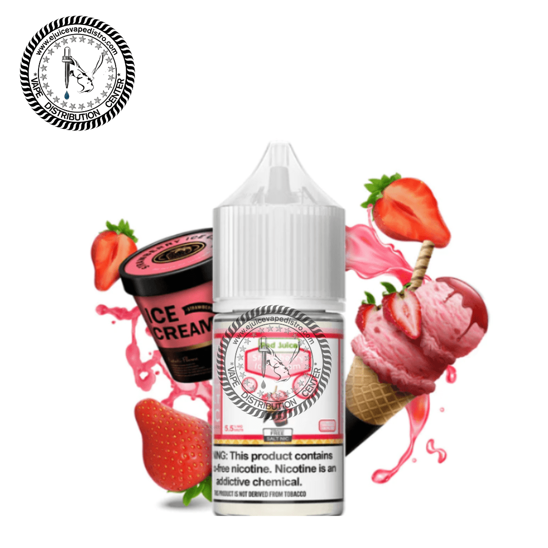 Strawberry Ice Cream (Strawberry Dream) by Pod Juice Salt 30ML E-Liquid