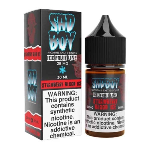 Strawberry Ice Salt E-Liquid by SadBoy Tear Drops 30ML E-Liquid