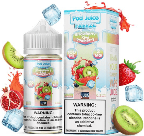 Strawberry Kiwi Pomberry Freeze E-Liquid