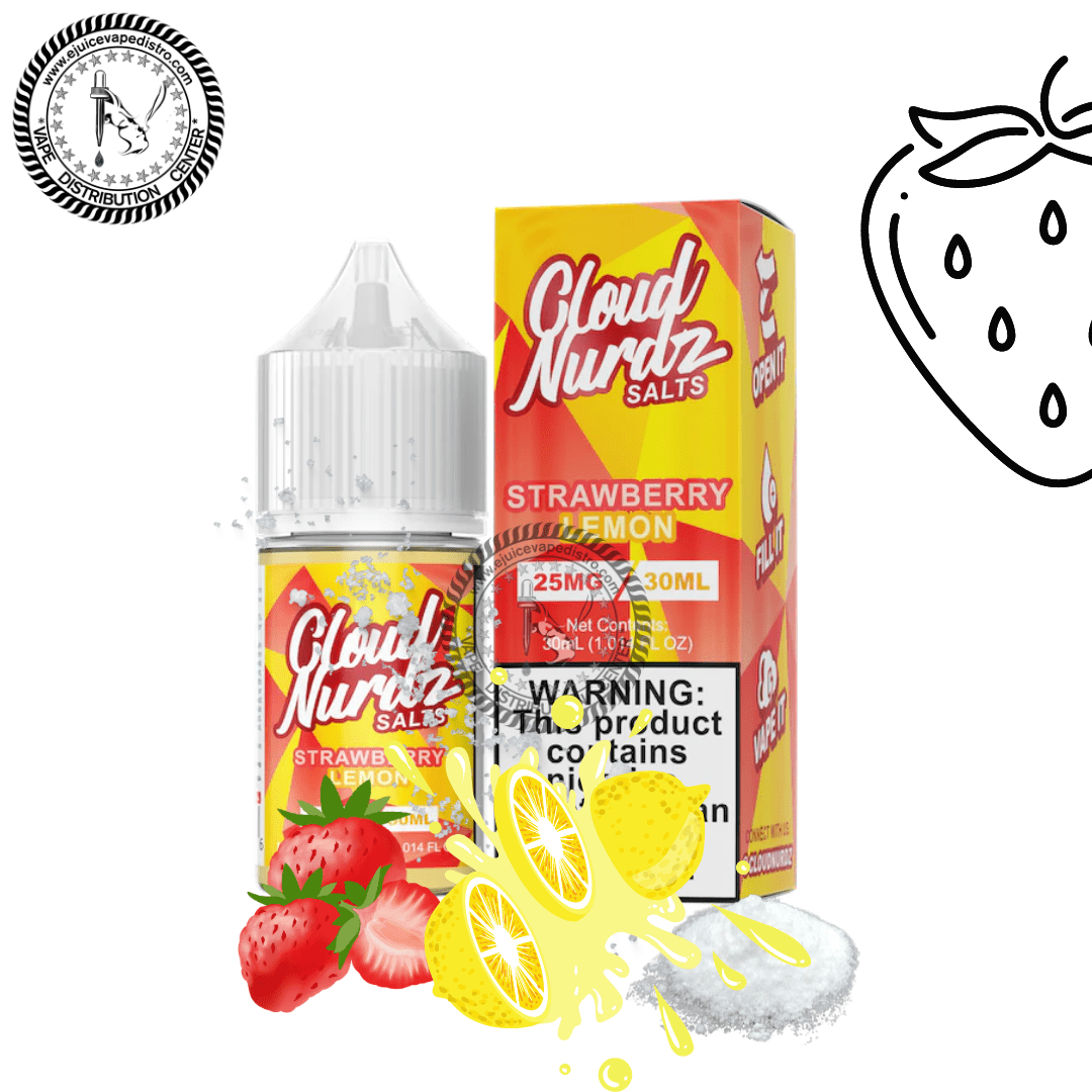 Strawberry Lemon Salt by Cloud Nurdz Salt 30ML E-Liquid