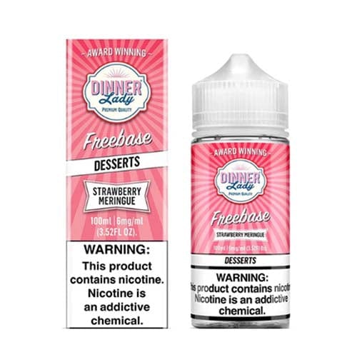 Strawberry Meringue By Dinner Lady 100ML E-Liquid