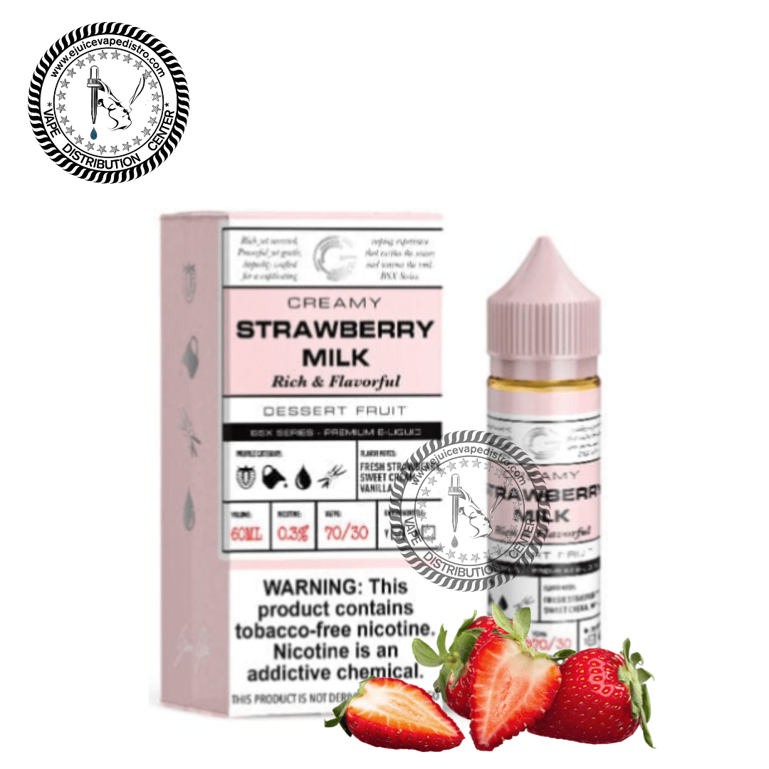 Strawberry Milk by Glas Basix Series 60ML E-Liquid