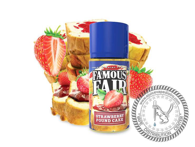 Strawberry Pound Cake by Famous Fair 100ML EJV Distro Strawberry Pound Cake by Famous Fair 100ML EJV Distro