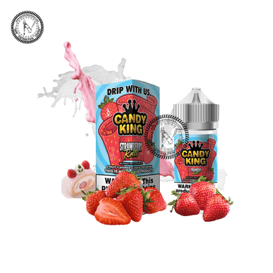 Strawberry Rolls by Candy King 100ML E-Liquid
