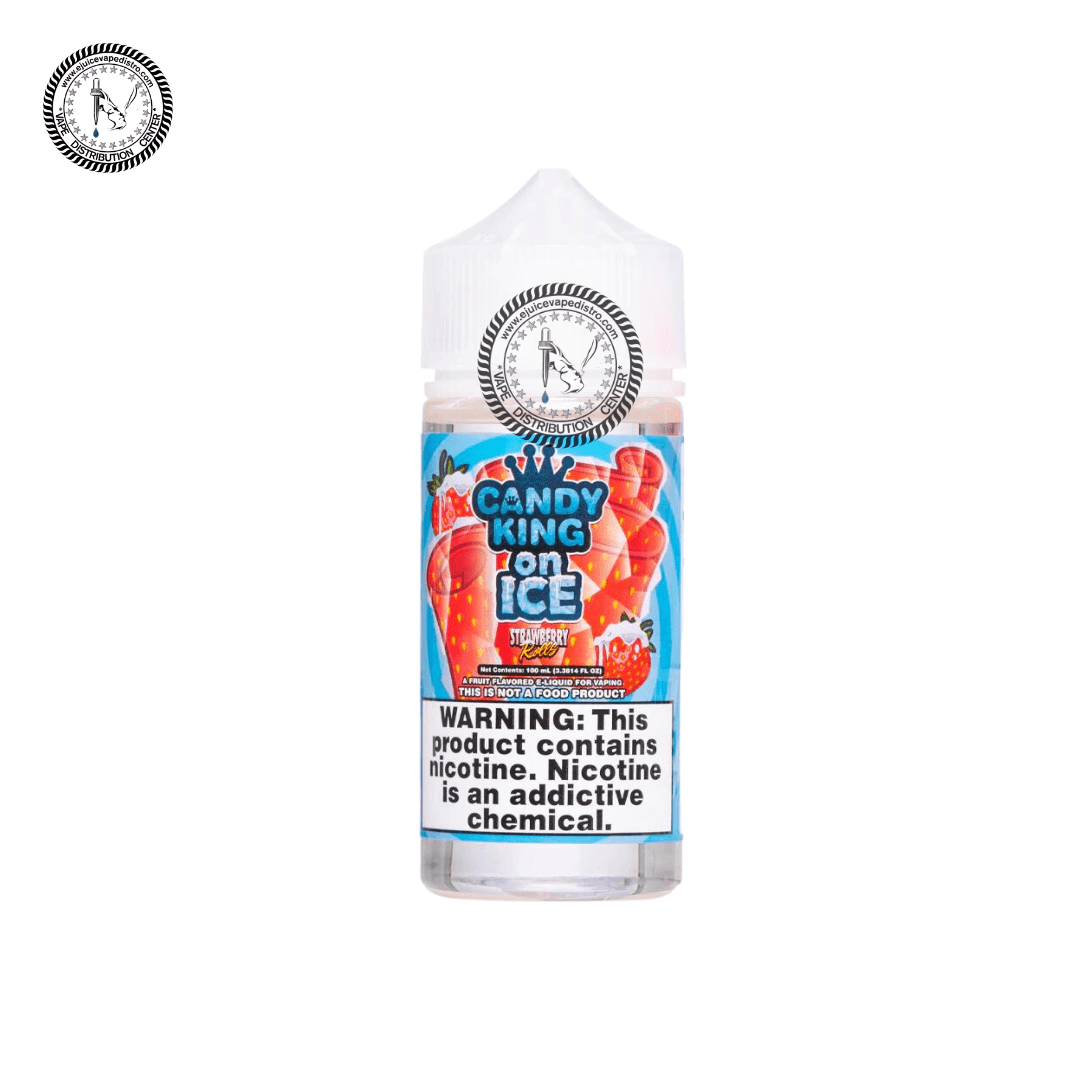Strawberry Rolls On Ice by Candy King 100ML E-Liquid