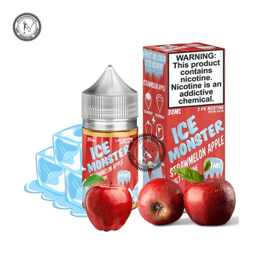 Strawmelon Apple Ice Salt by Frozen Fruit Monster Salt 30ML E-Liquid