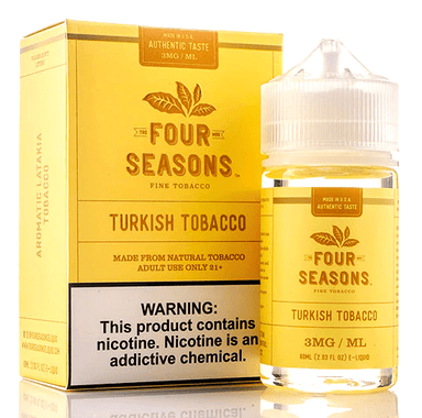 Turkish Tobacco by Four Seasons E-Liquid 30ML E-Liquid