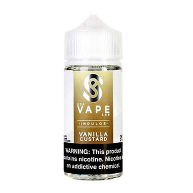 Vanilla Custard By USA Vape Lab E-Liquid 100ML E-Liquid