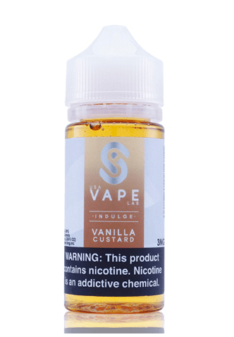 Vanilla Custard By USA Vape Lab E-Liquid 100ML E-Liquid