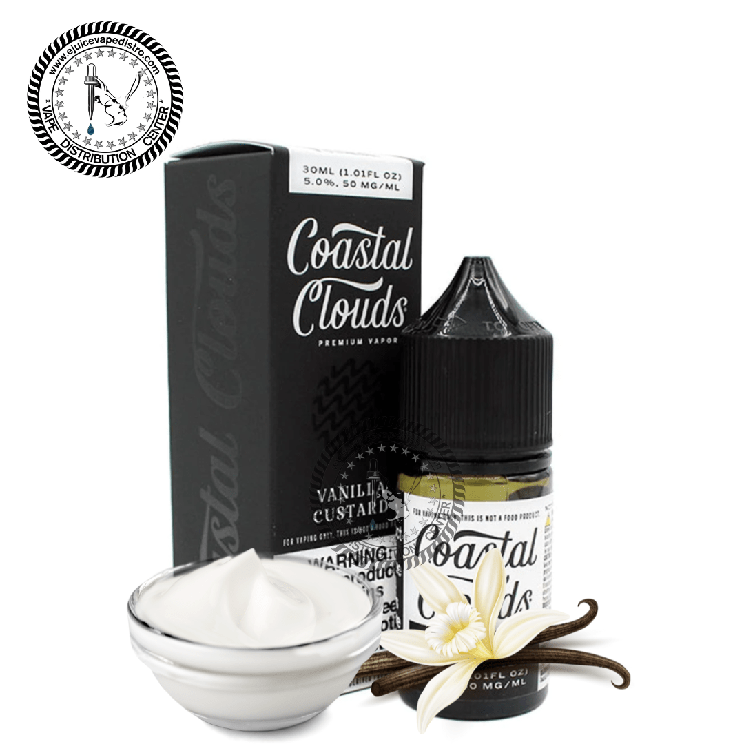 Vanilla Custard Salt Nic by Coastal Clouds Salt 30ML TFN E-Liquid